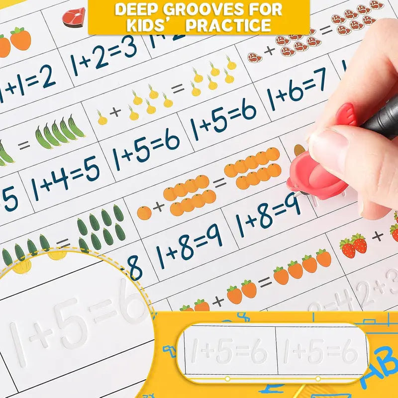 6-Piece Magic Grooved Writing Practice Kit