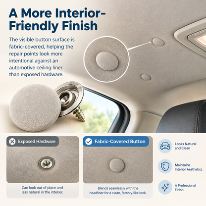 50 Pack Car Roof Headliner Repair Buttons