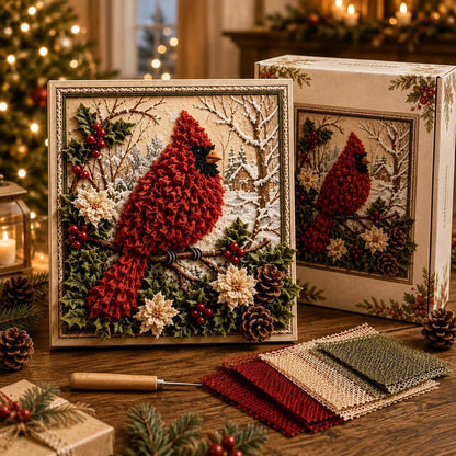 🎁🎅3D Christmas Fabric Stamping Set