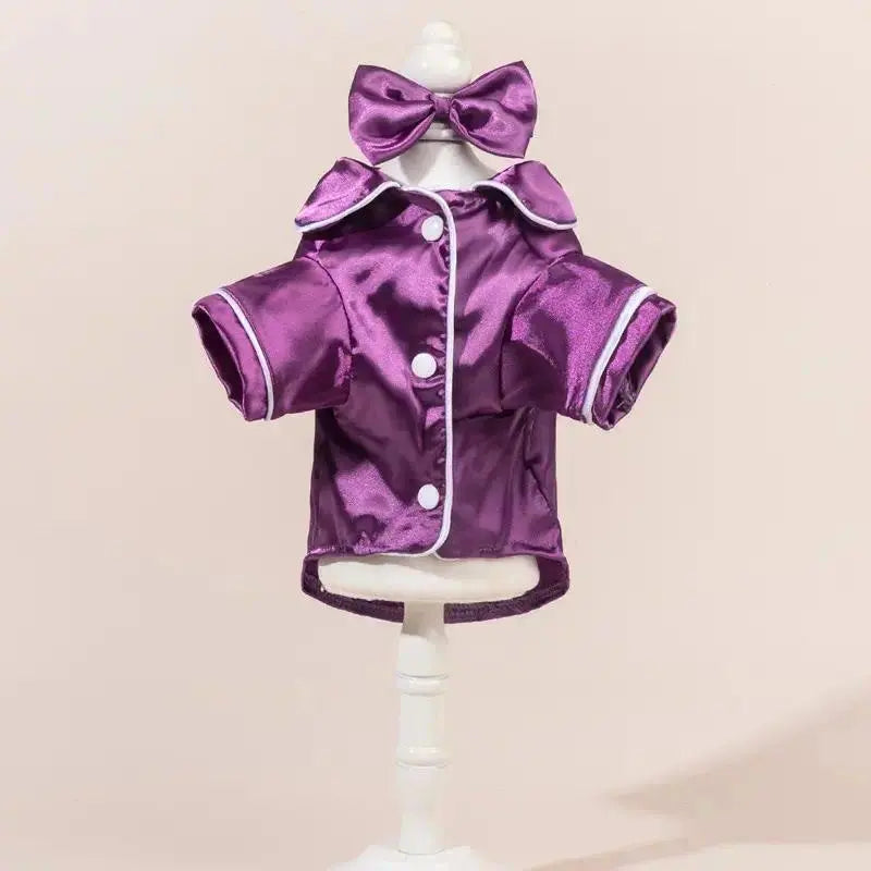 Soft Silk Pet Pajama Set