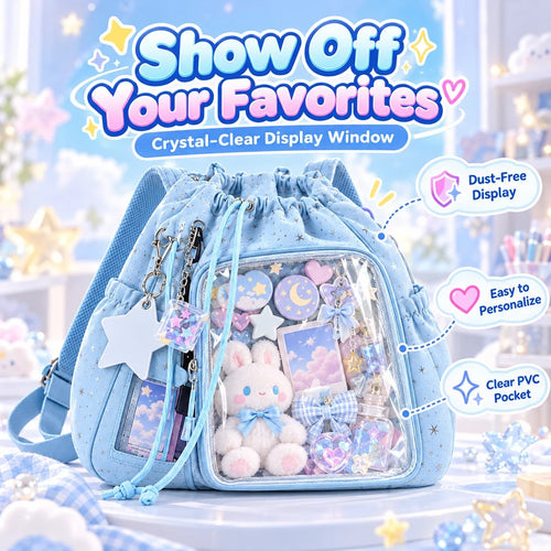 Crystal-Clear Window Starry Ita Bag