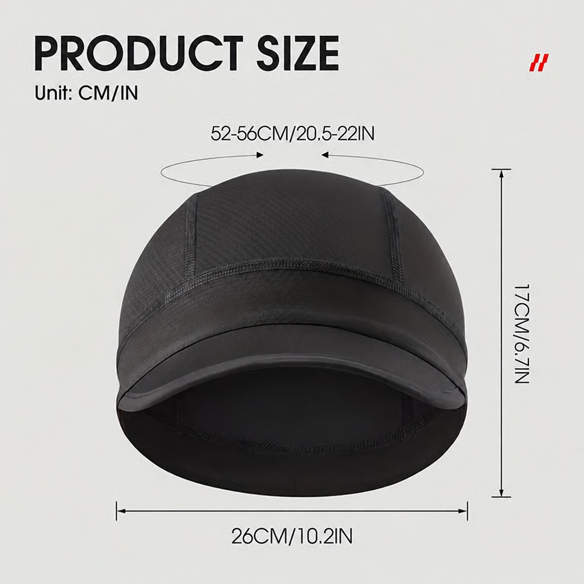 🔥HOT SALE🔥💯Quick-Dry Breathable Helmet Liner Sun Visor Skull Cycling Cap