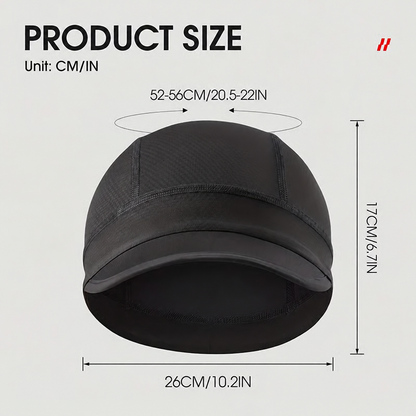 🔥HOT SALE🔥💯Quick-Dry Breathable Helmet Liner Sun Visor Skull Cycling Cap