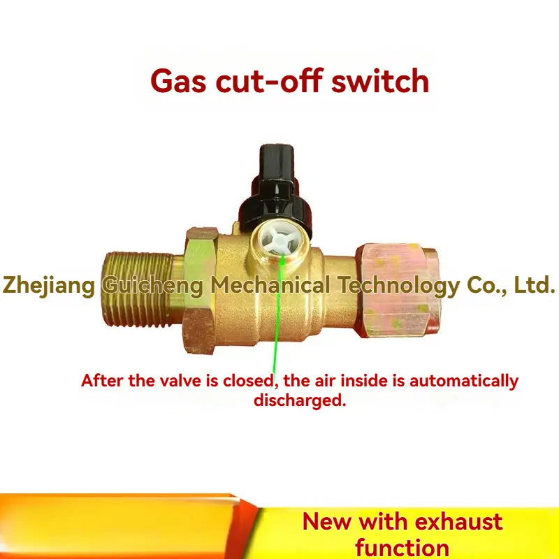 Solid Brass Front Air Brake Cut Off Valve