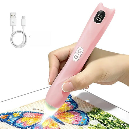 Electric Diamond Painting Pen with Light