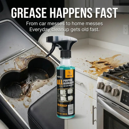 Multipurpose Foam Cleaner Spray - Heavy Duty Stain Remover for Car Interiors & Home Surfaces