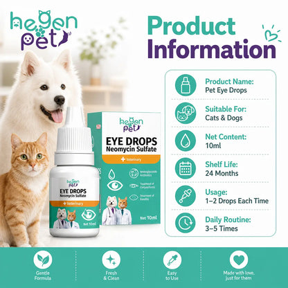 10 ML Gentle Cleansing Drops for Dogs & Cats