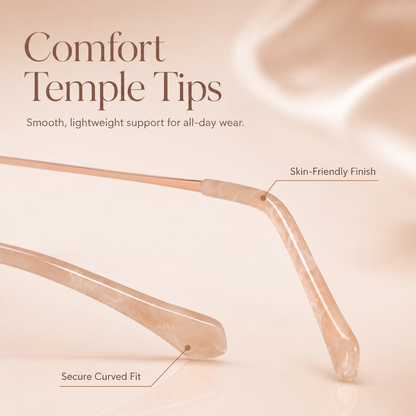 WOMEN'S DIAMOND RIMLESS ANTI-BLUE LIGHT PRESBYOPIA GLASSES