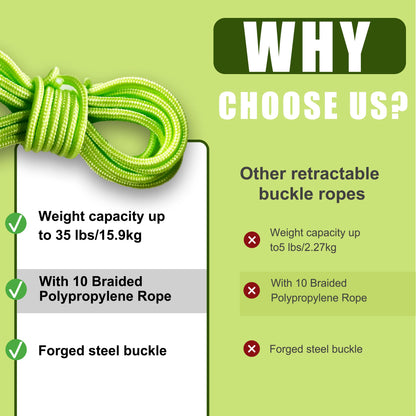 Retractable Buckle Rope - 2025 New Outdoor Tool