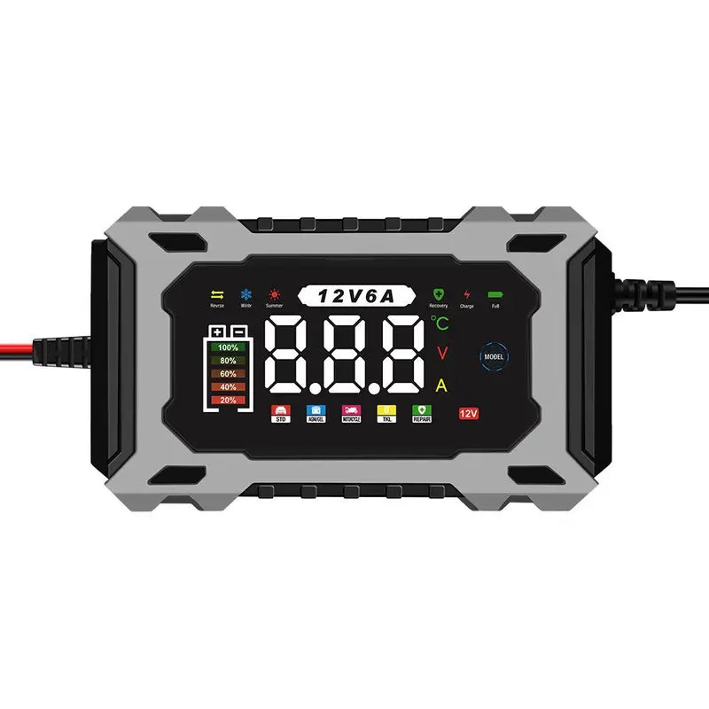 12V6A Plug-in Intelligent Lead Acid Battery Charger & Maintainer