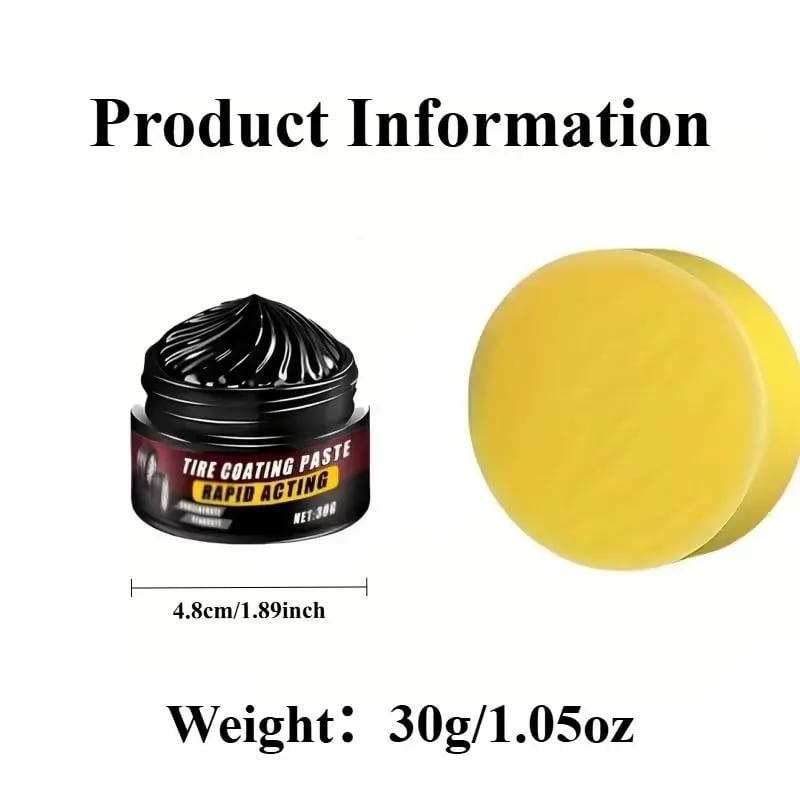 ⏰49% OFF✨ Restore That Deep Black Finish | Tire & Trim Coating