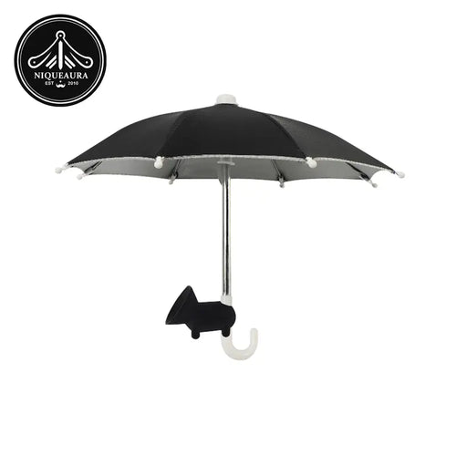 📱☂️Protection Phone Umbrella for Sun Universal Adjustable Piggy Suction Cup Phone Stand with Sun Shade Cover