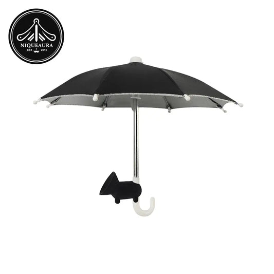 📱☂️Protection Phone Umbrella for Sun Universal Adjustable Piggy Suction Cup Phone Stand with Sun Shade Cover