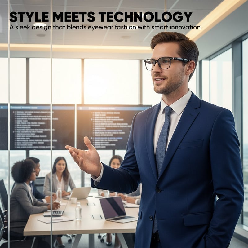 AI Smart Wireless Bluetooth Translation Glasses