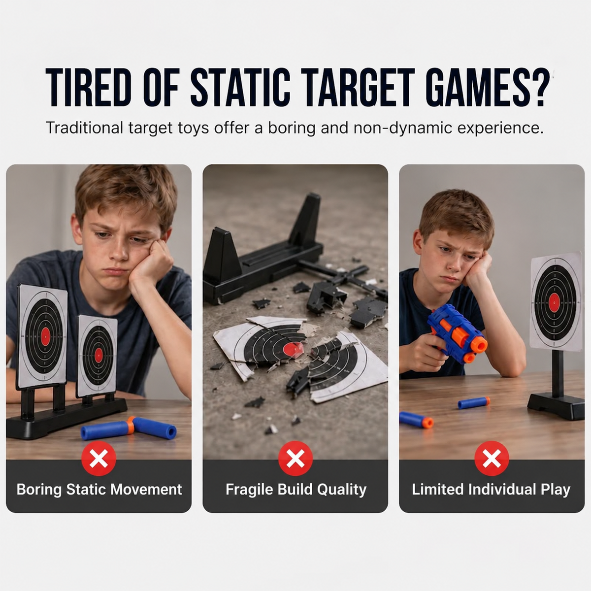 Electric Floating Ball Shooting Target Game with USB Power