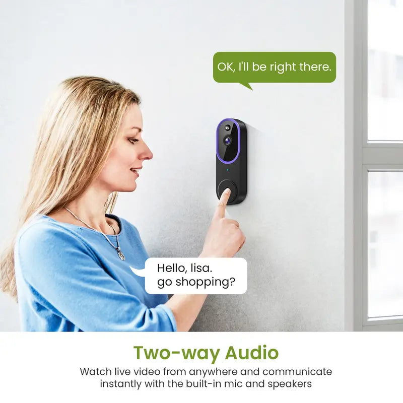 🔔📶Wireless Video Doorbell Camera