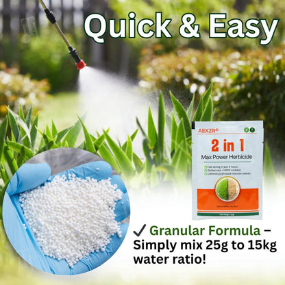 🏆 Professional Dual-Action Herbicide — Kills Toughest Weeds in 6 Hours! Non-Glyphosate Max Strength Formula ✨