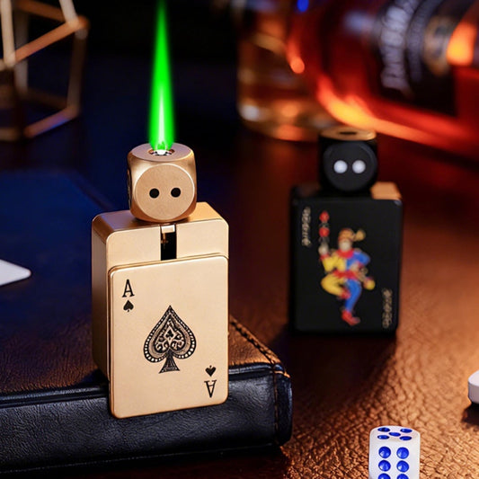 🔥Stress-Relief Rotating Dice Lighter