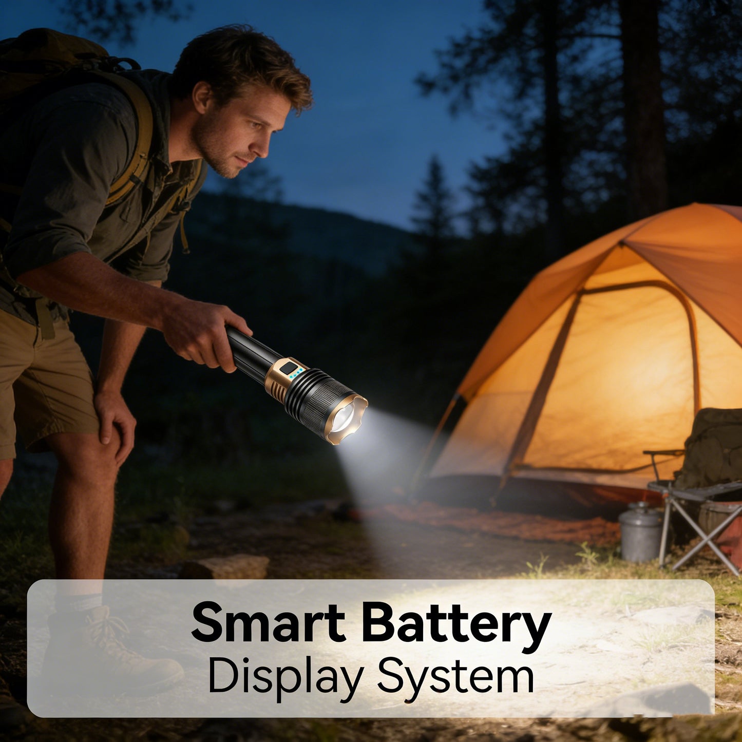 🔦Rechargeable Outdoor Long-Range Ultra-Bright Laser Flashlight