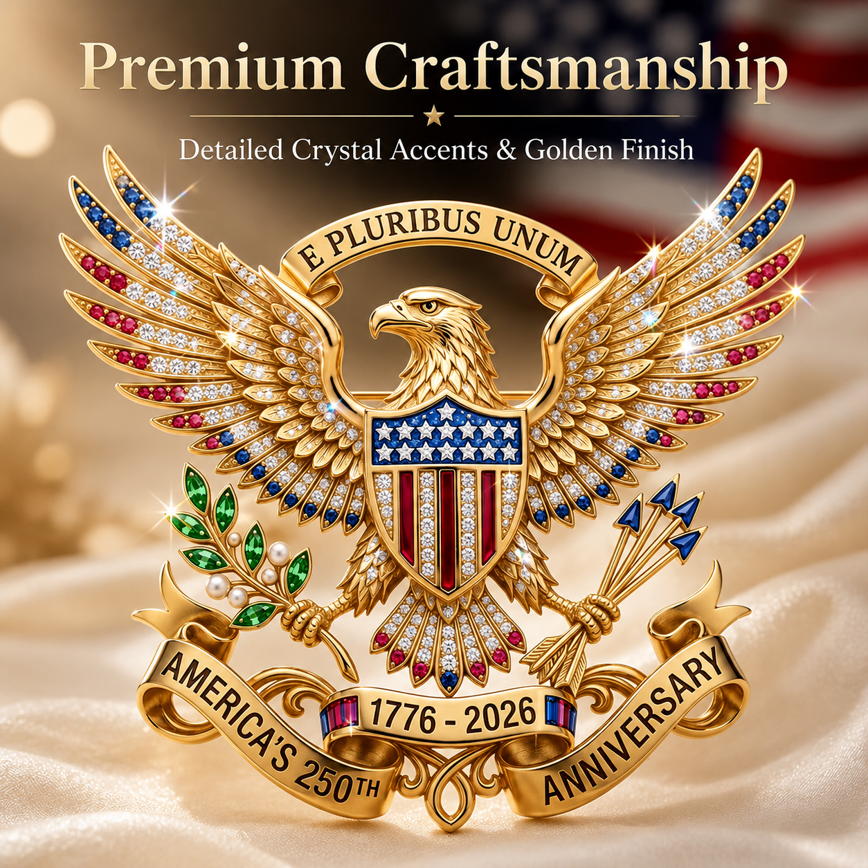 🔥Last Day 60% OFF🔥US 250th Anniversary Brooch Pin