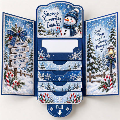 ⏰LAST DAY 50% OFF - 2026 New🎅🎁 Waterfall Christmas Gift Card Booklet 💳✨
