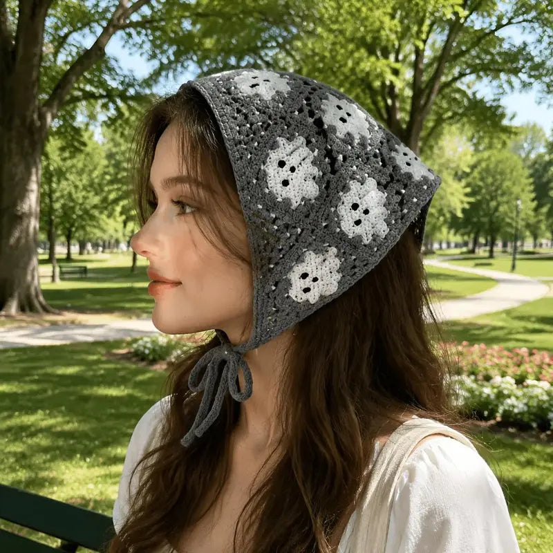 Women's Polyester Halloween Triangle Bandana Hair Accessory