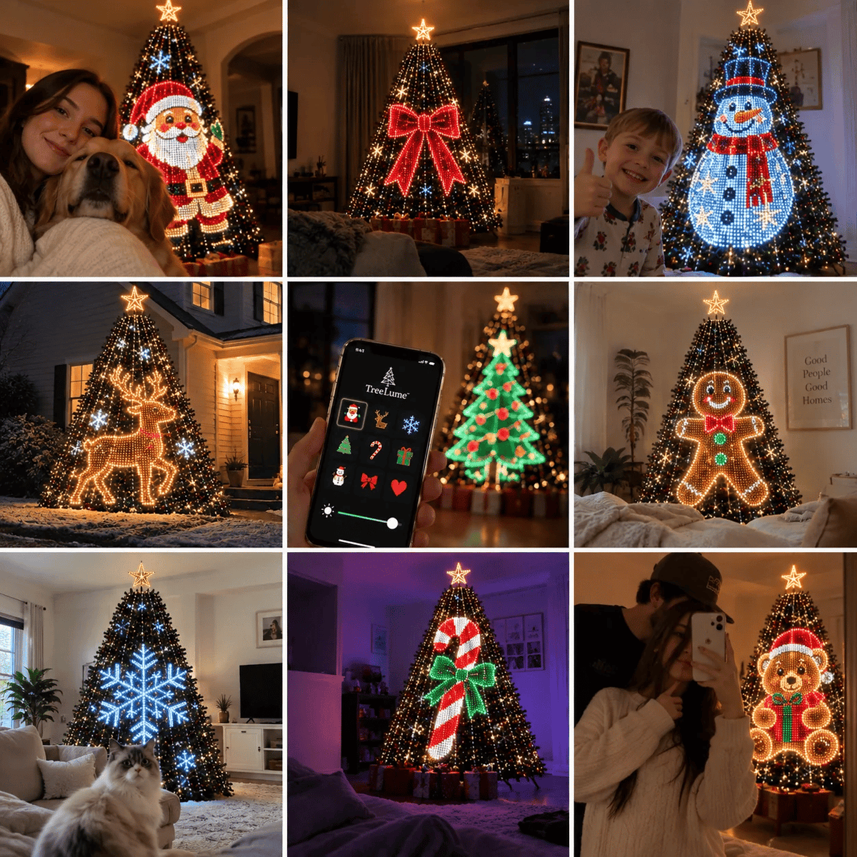 🎄Led Jingles Animated Christmas Tree Lights