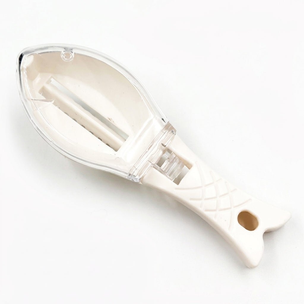 🐟 Mess-Control Fish Scaler with Collection Lid