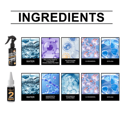 Headlight Restorer Kit – 2-Step Cleaner & UV Shield | Removes Yellow Haze, Restores Clarity