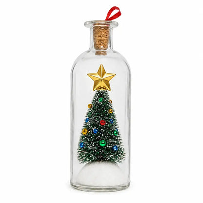 Recordable Christmas Message in a Bottle Ornament
