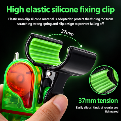 New Fishing Bite Alarm, Sensitive Electronic Fishing Alarms Indicator, Sound Bite Alert Bell with LED Lights