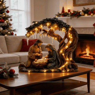 ⚡️FLASH SALE 70% OFF - 🎄🎁Christmas Nativity Scene Decorative Figurine