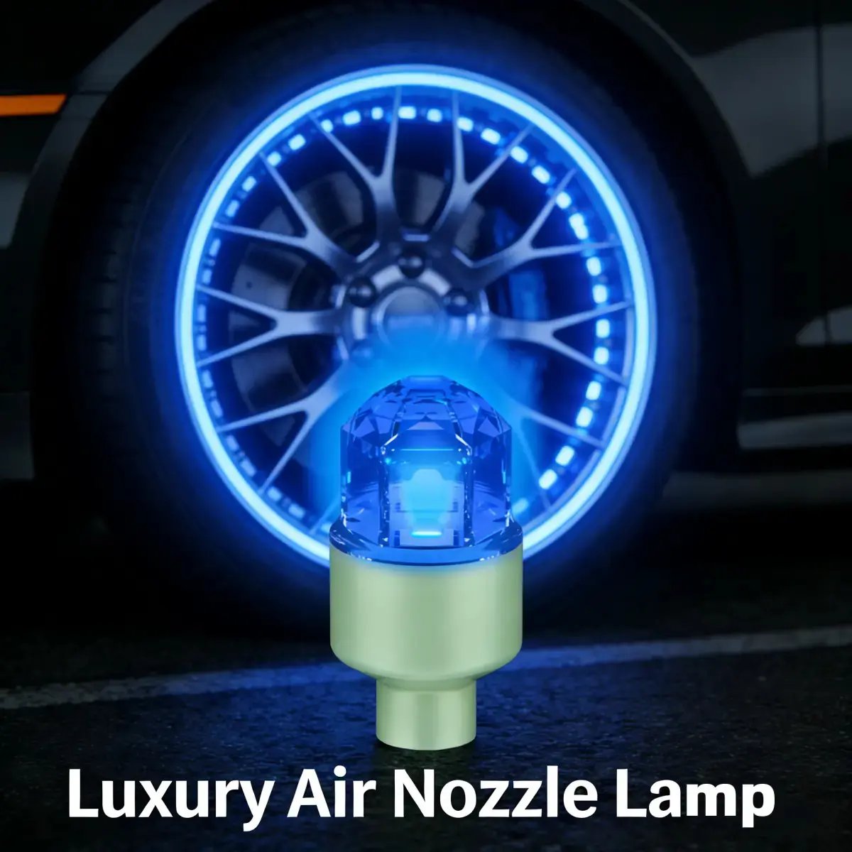✨ Motion-Activated LED Tire Valve Caps – Waterproof Auto-Glow Wheel Lights 🚗💥