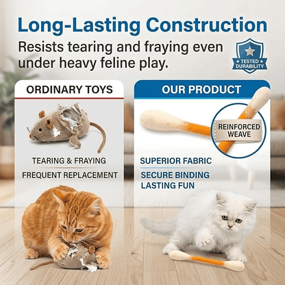 Cotton Swabs Cat Toys with Catnip🐱✨