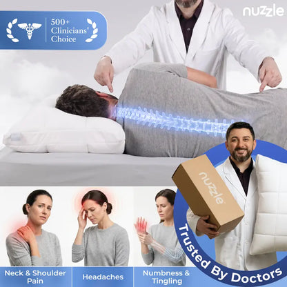 Luxury Cooling Pillow with 3-in-1 Adjustable Support 💤