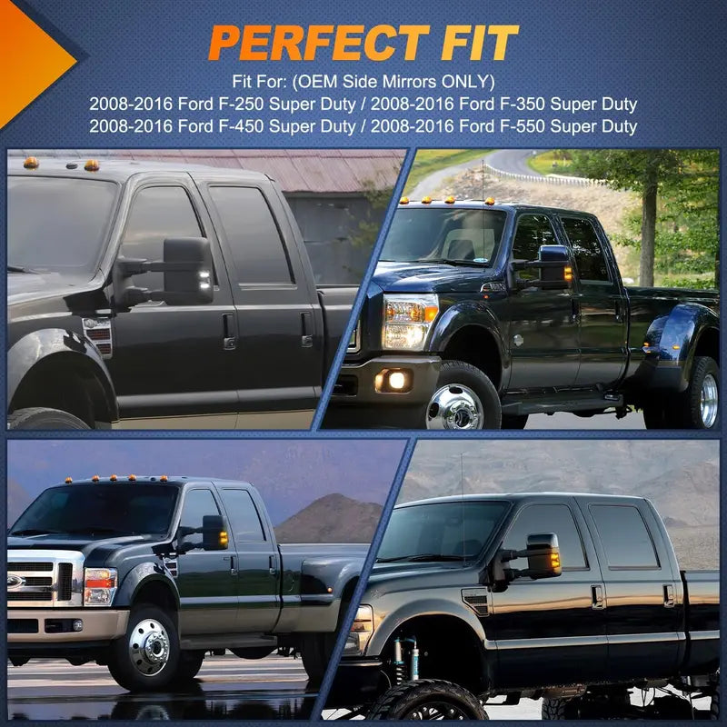 Switchback LED Truck Mirror Lights