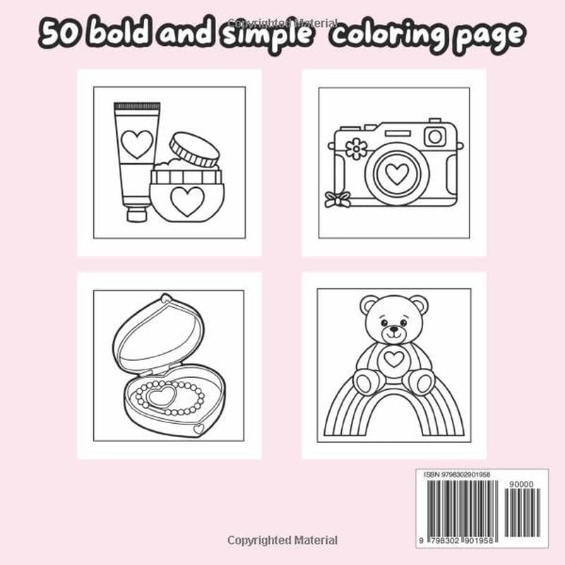 🎀 FLASH SALE – 49% OFF! | Soft Girl Era Colouring Book | 55 Mindful Designs for Stress‐Free Creativity 🍓🌸