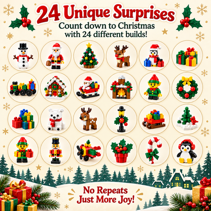 🎅 2026 Christmas Capsule Building Blocks, Surprise Mini Building Set