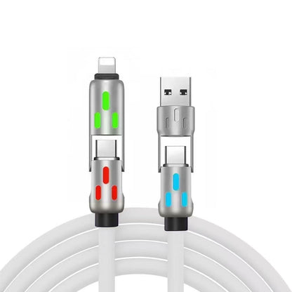 ⚡ Limited-Time Half-Price Offer 📱 4-in-1 LED Light-Up Charging Cable