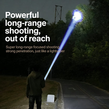 🔦Rechargeable Outdoor Long-Range Ultra-Bright Laser Flashlight