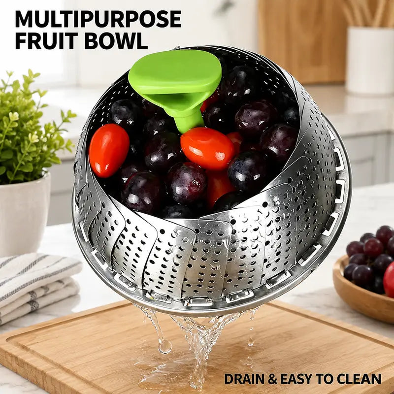 Stainless Steel Vegetable Steamer Basket