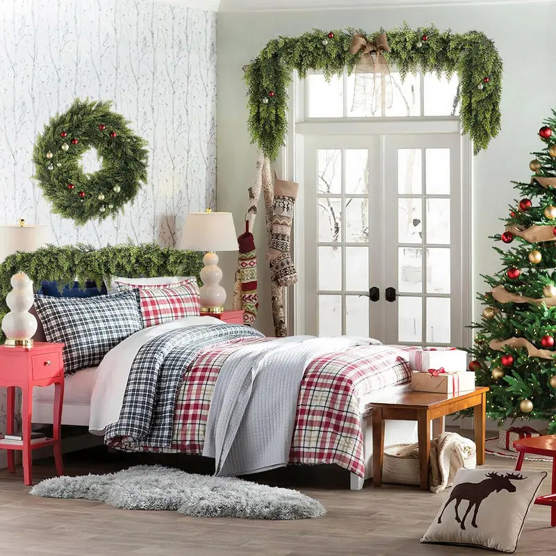 6FT Real Touch Artificial Cedar Garlands