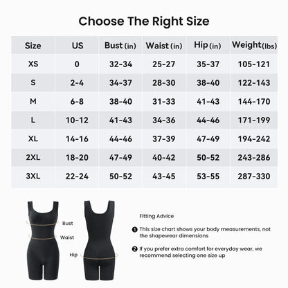 🩱 Colombian Faja Bodysuit with Tummy Control – Butt Lifter, Back Support, Cotton Gusset, Postpartum Recovery Shaper