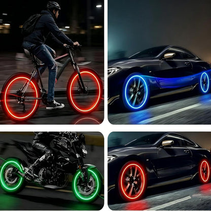 ✨ Motion-Activated LED Tire Valve Caps – Waterproof Auto-Glow Wheel Lights 🚗💥
