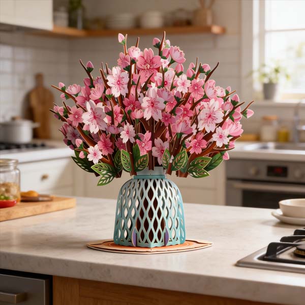 🌼💌 Forever-Blooming 3D Flower Pop-Up Card🎁