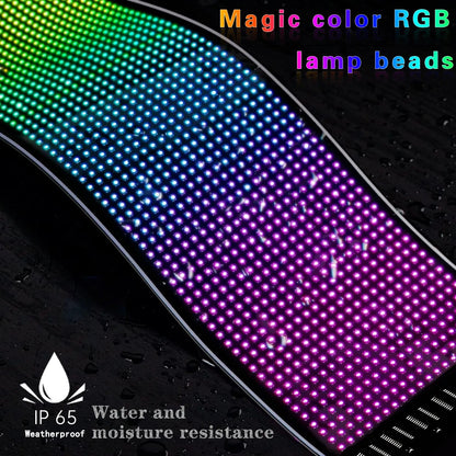 [Exclusive production] 🌈✨ Colorful Eye Lamp Soft Screen for Car Windows 🚗