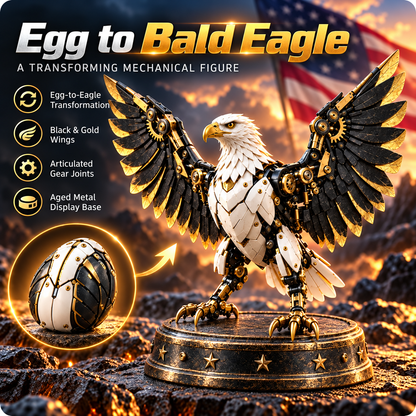 🐦‍🔥 2-in-1 Transforming Mechanical Phoenix Egg – Winged Fantasy Figure