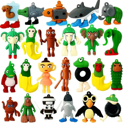 🔥24PCS Tralalero Tralala Action Figures | DIY Keychain Accessories | Perfect Christmas Gifts