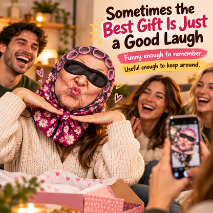 Funny Grandma Print Ski Mask