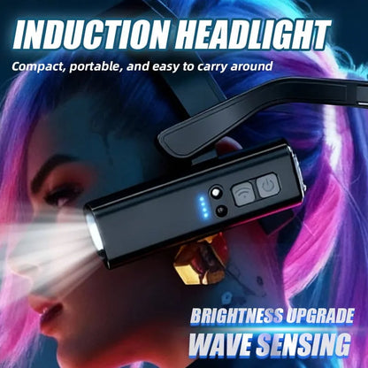 🏆 65K+ SOLD! 🌟Ear-Mounted Motion Sensor Headlamp – Ear-Mounted, Motion Sensor, Multi-Use Brightness 🌙🔧